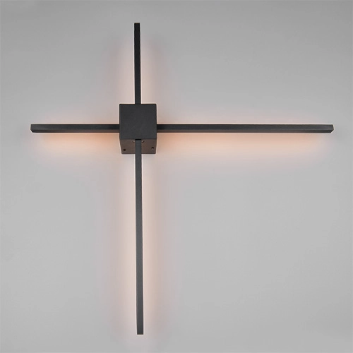 Moderne wandlamp Cassino zwart 67,5cm Trio 4017807683202