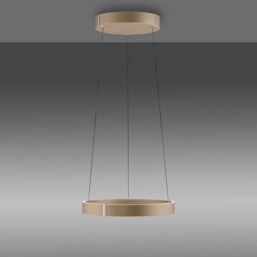 Ronde hanglamp Pure E-Clipse brons Ø 50cm Paul Neuhaus 4012248386408