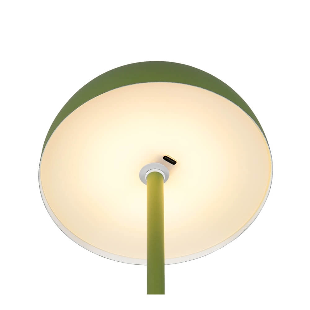 Tafellamp Munoz groen Ø 13cm Trio 4017807640861