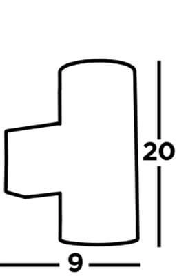 Up- & downlighter Splot met schemersensor Searchlight 5053423175201