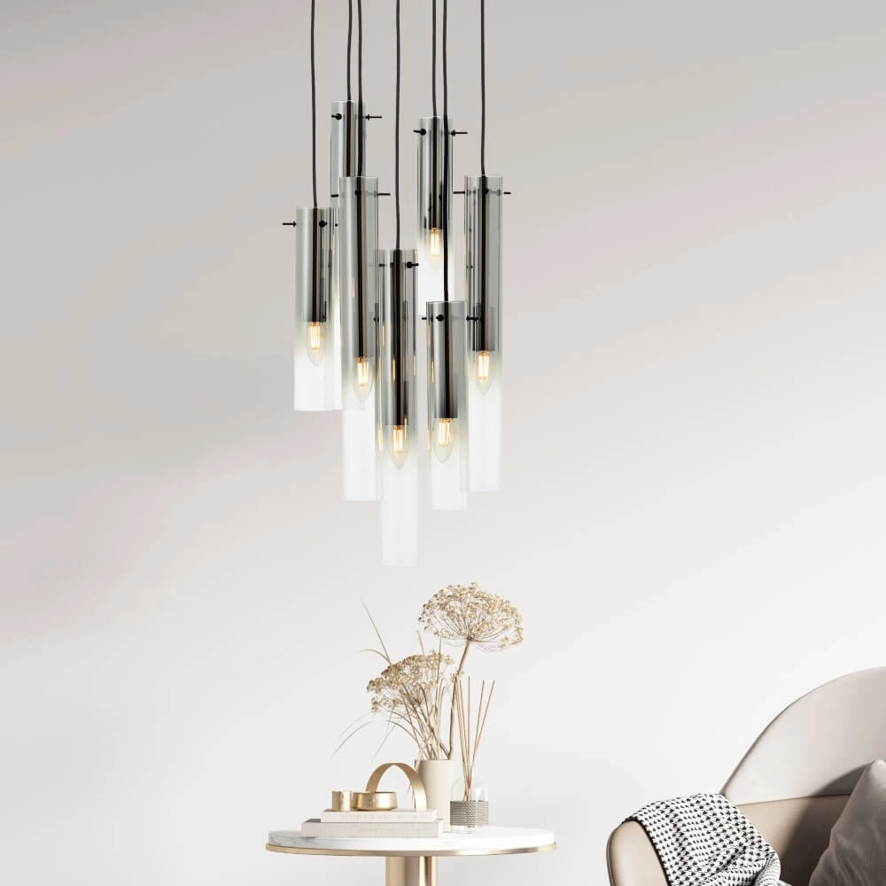 7-lichts hanglamp Glasini Brilliant 4004353429583