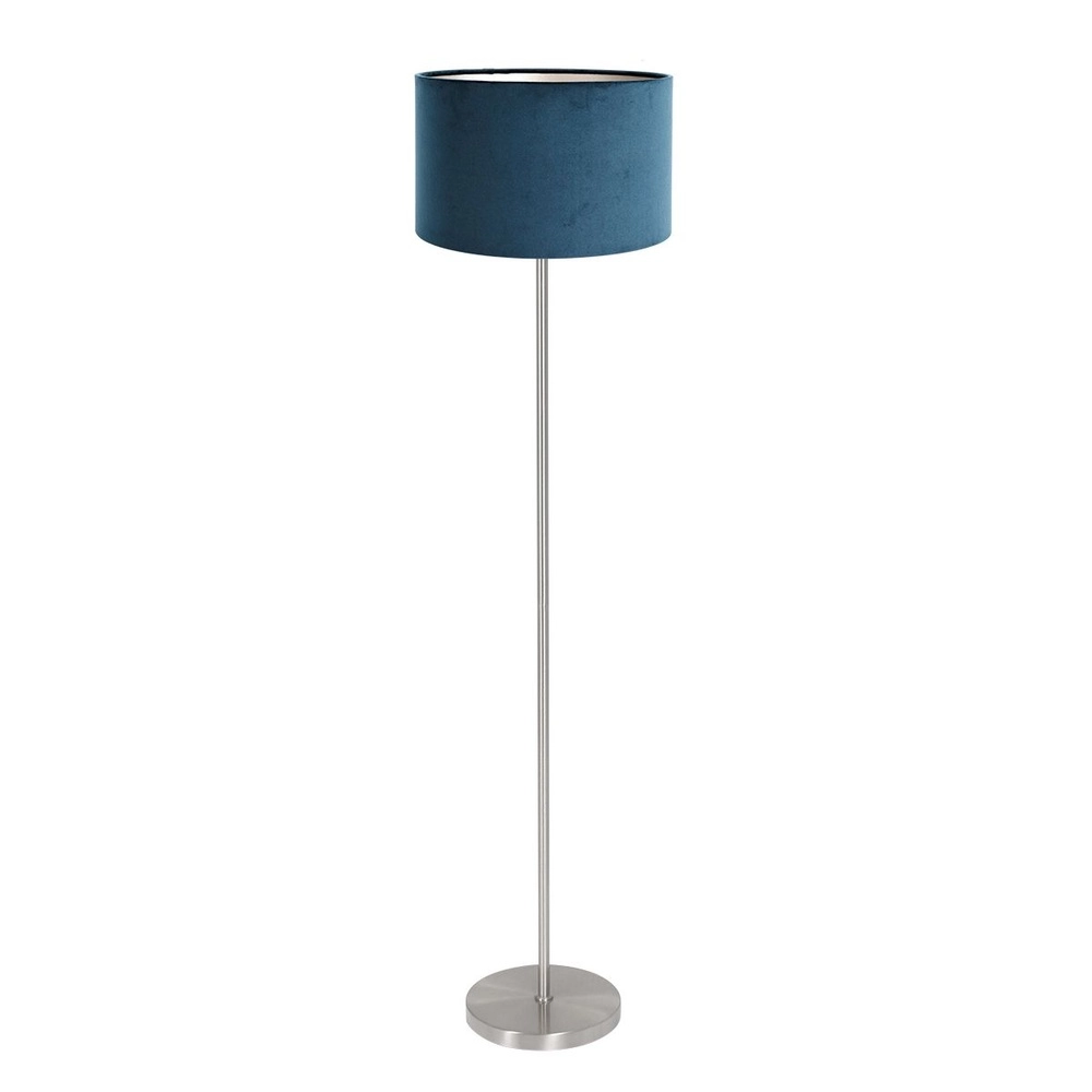 Vloerlamp Noor met kap blauw Steinhauer 8712746182293