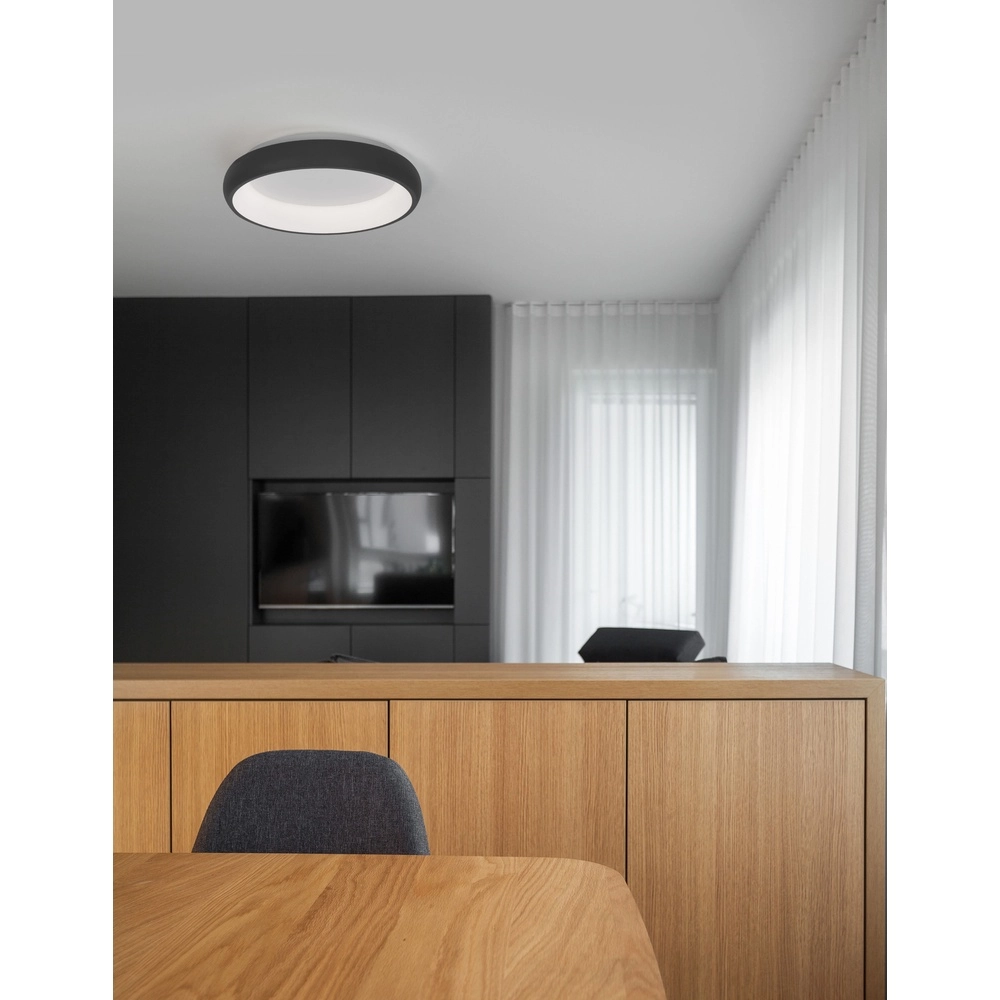 Plafondlamp Albi zwart Ø 41cm Plafondlamp Albi zwart Ø 41cm