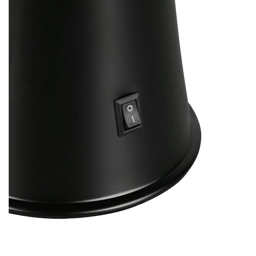 Lavalamp Etna zwart met rood Trio 4017807668506