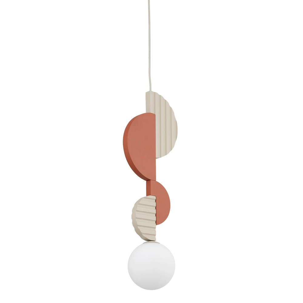 Unieke hanglamp Drops Color terracotta Lyora 5903139111942