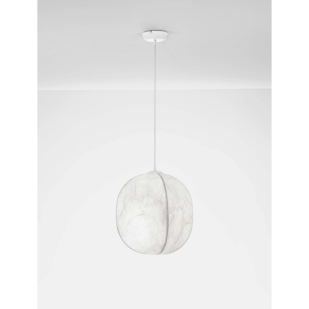 Witte hanglamp Pierida Ø 42cm Lyora 5212017468079