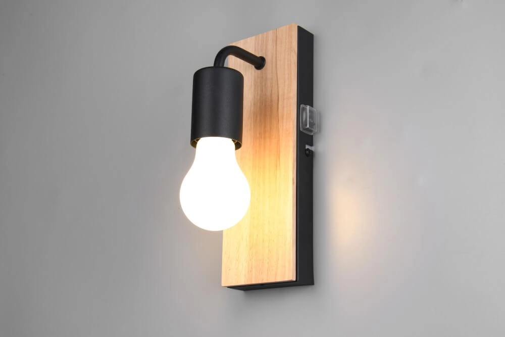 Landelijke badkamer wandlamp Arturo 1x E27 Trio 4017807615678