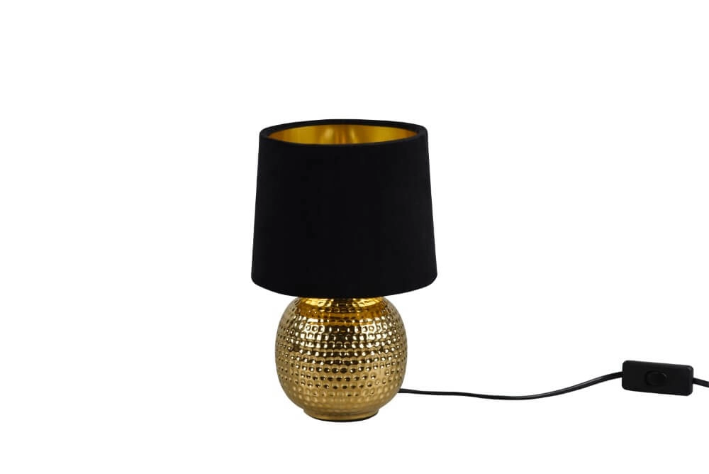 Schemerlampje Sophia zwart met goud Trio 4017807524383