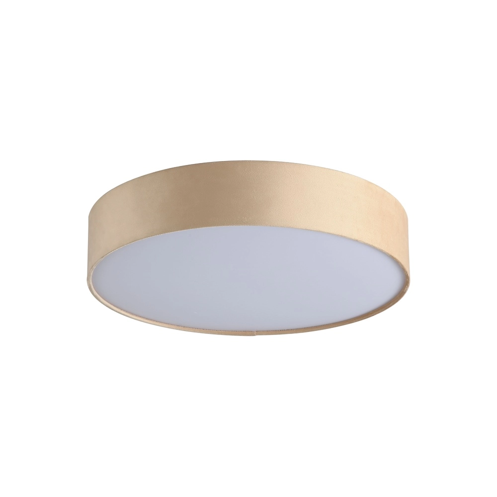 Plafondlamp Drum 50cm champagne velvet Searchlight 5053423300009