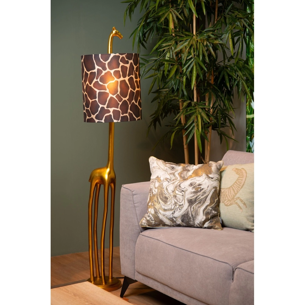 Tafellamp Extravaganza Miss Tall giraffe goud met zwart Lucide 5411212105431