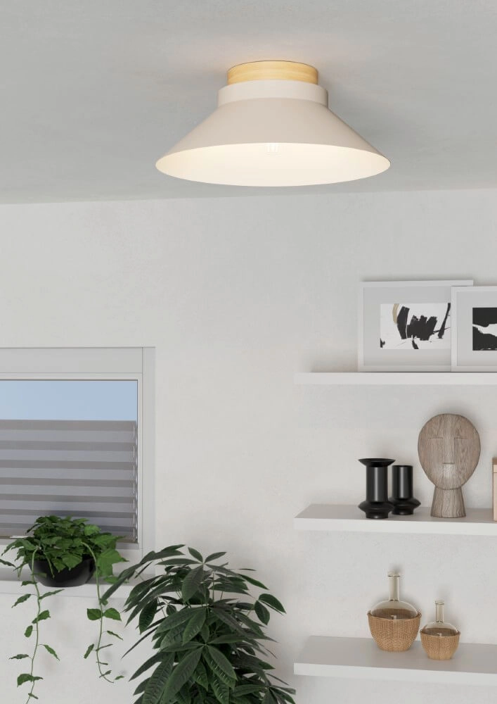 Japandi plafondlamp Moharras Ø 40cm Eglo 9008606263325
