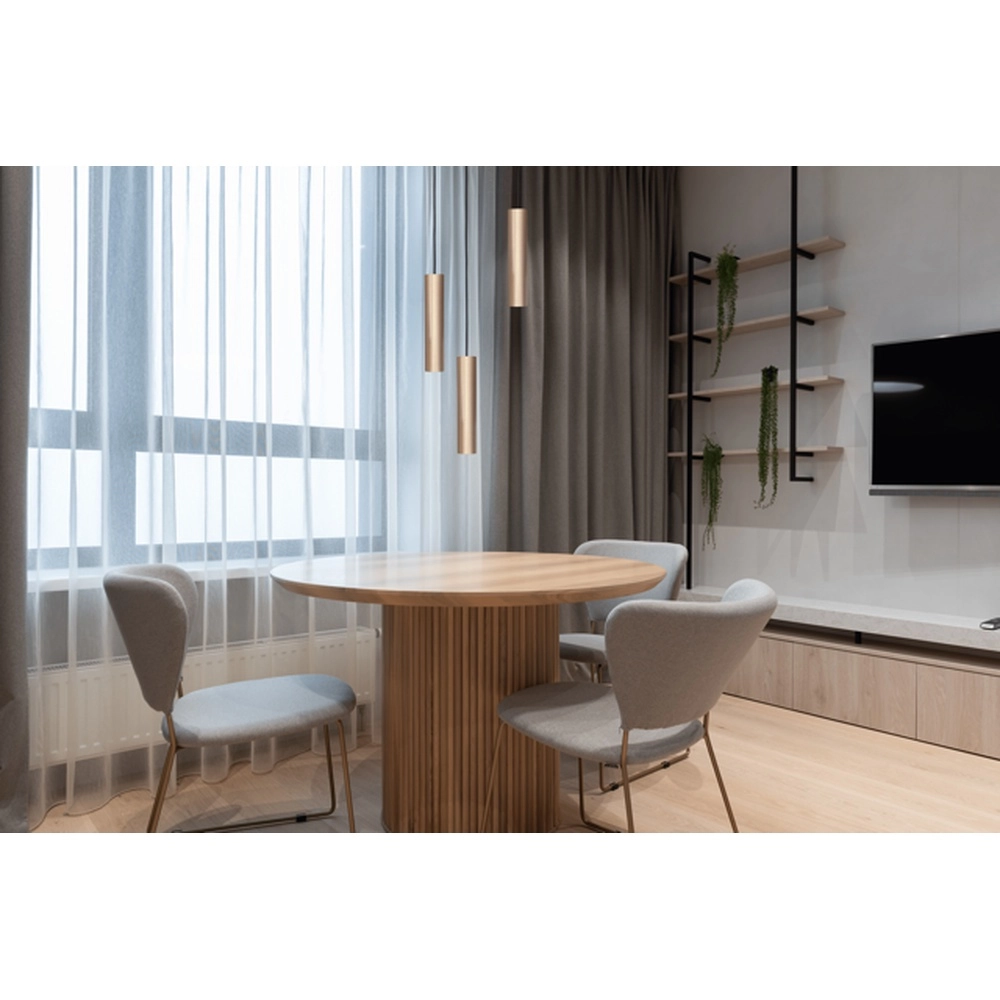 Hanglamp Run Ø35 ronde plaat - 3x GU10 - nikkel mat Masterlight 8718121215846