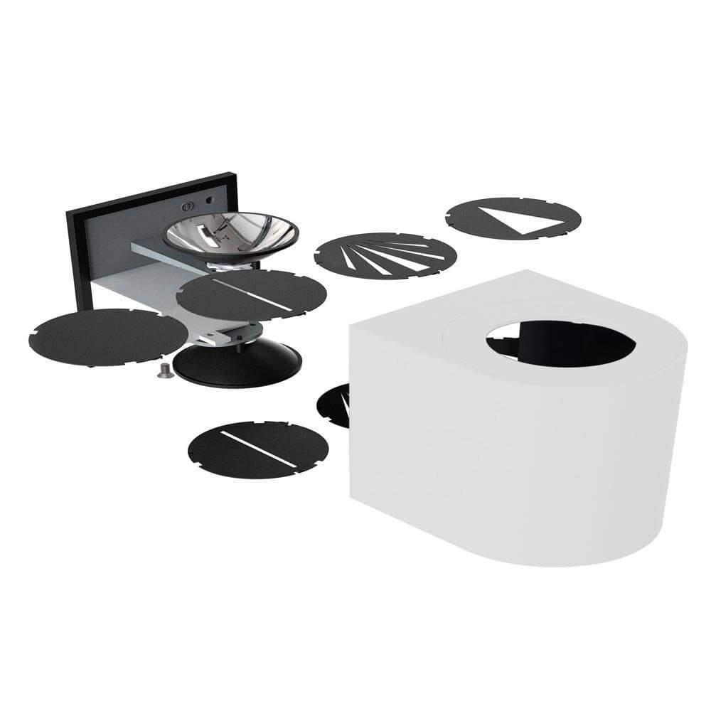 Opbouwspot Canto RVS up & down Nordlux 5701581482784