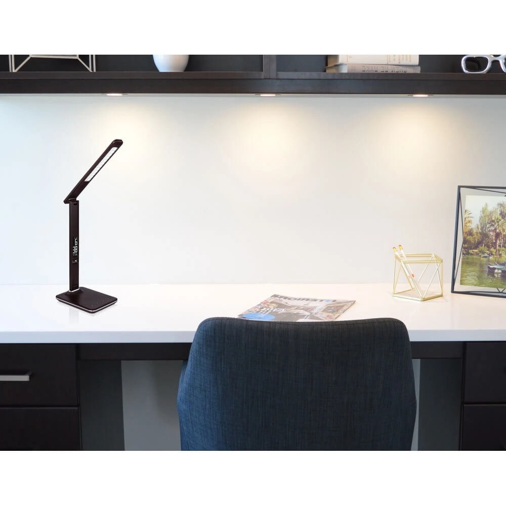 Bureaulamp Tanna zwart Globo 9007371394951