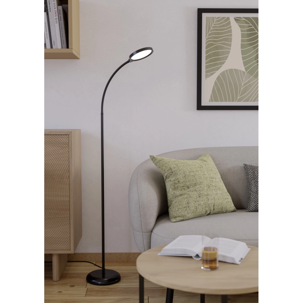 Vloerlamp Lauro zwart Eglo 9008606357529