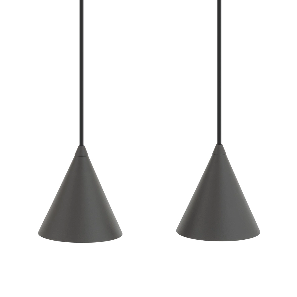 Plafond- en hanglamp Fourty umbra grijs Lyora 5903139114721
