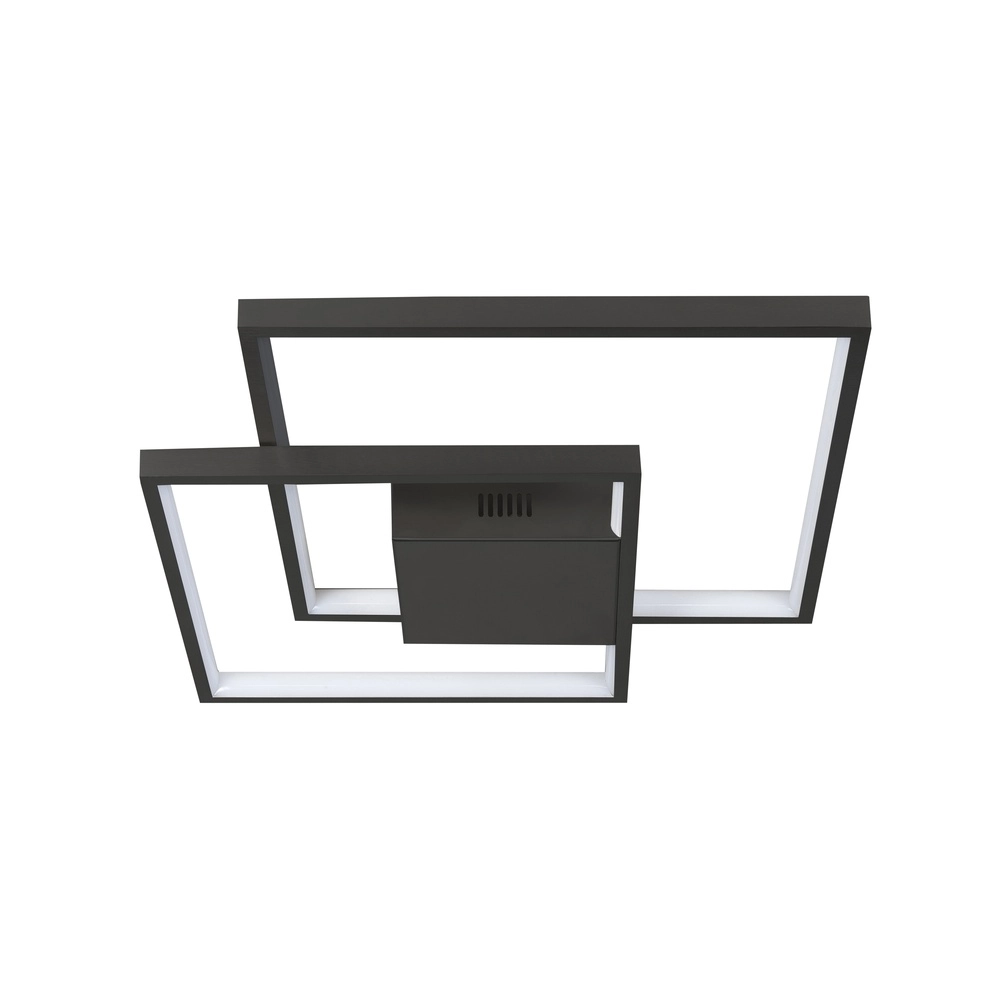 Design plafondlamp Piazza zwart 42 x 41cm