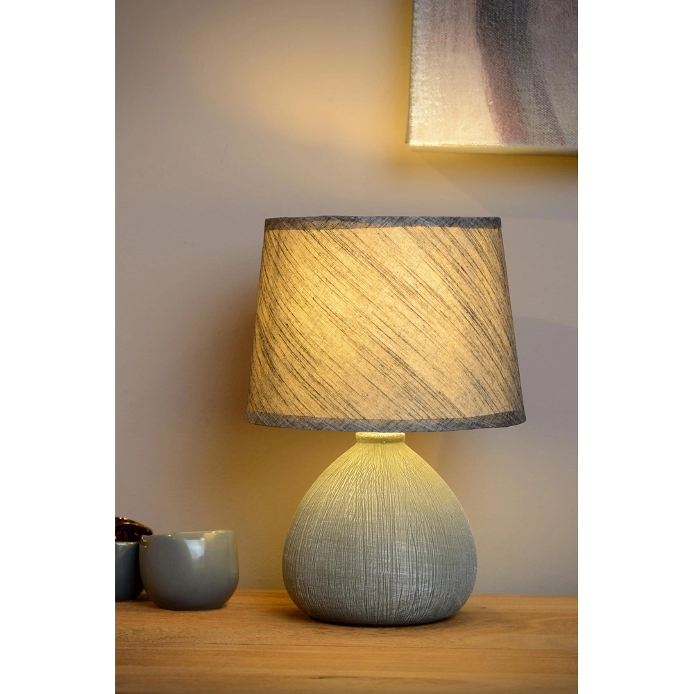 Schemerlamp Ramzi grijs Lucide 5411212470164
