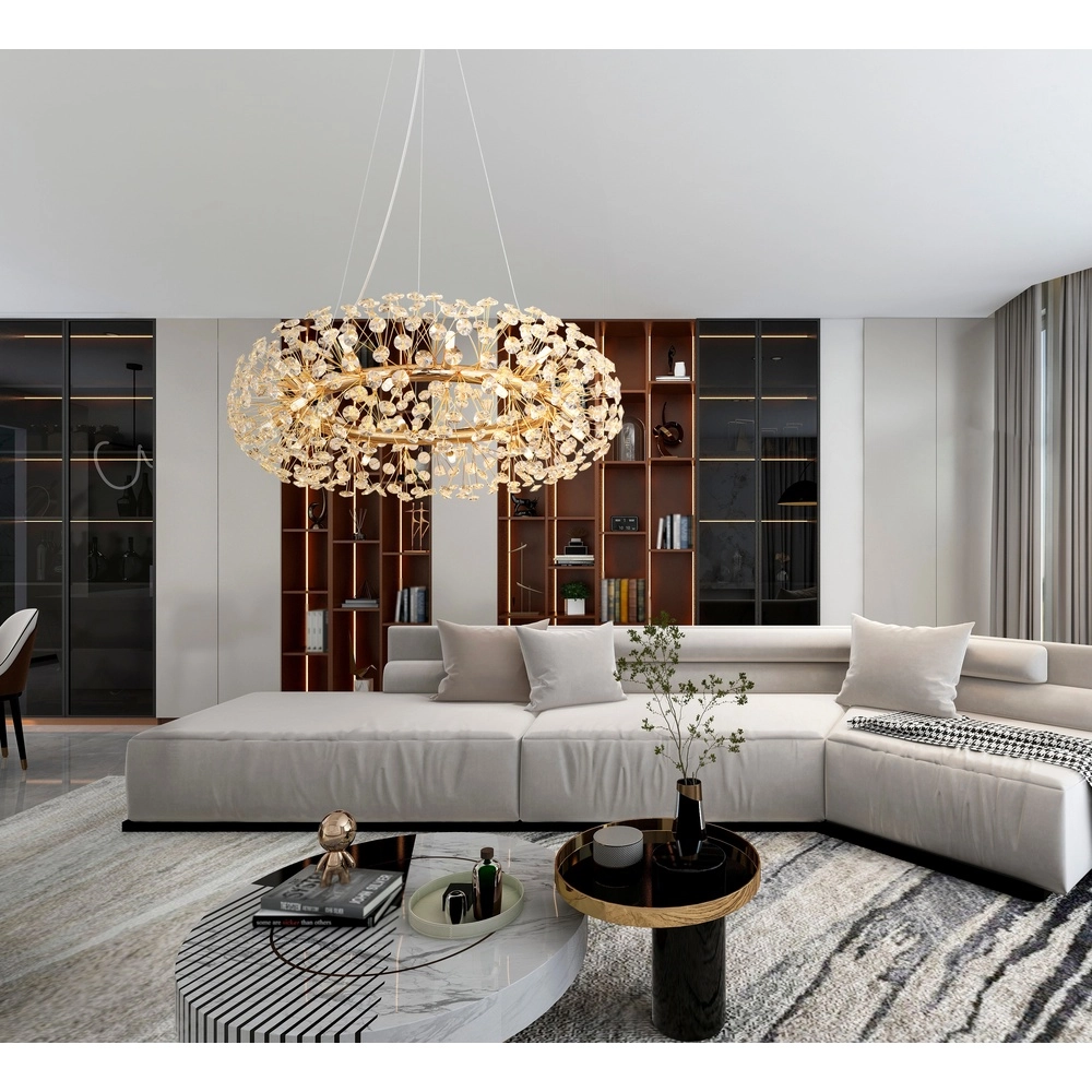Hanglamp Katrina goud Ø 80cm Globo 9007371475315
