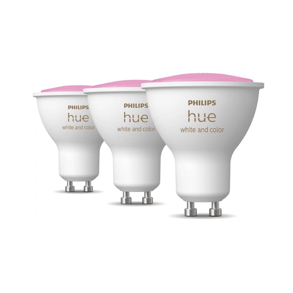 Hue - GU10 - 5W - White and Color set van 3 Philips 8720169229877