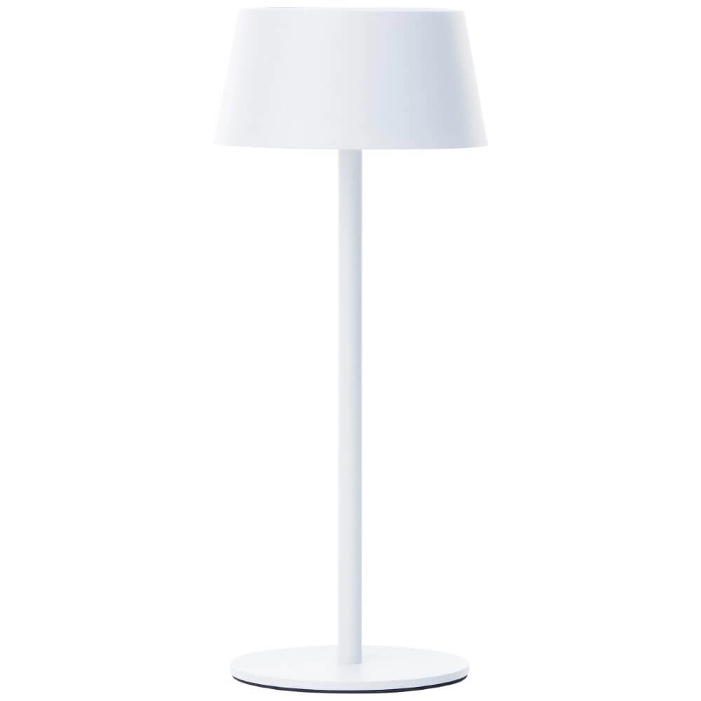 Witte design tafellamp Picco op batterij Brilliant 4004353437700