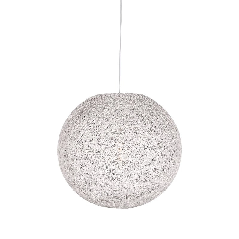 Witte hanglamp Twist Ø 30cm