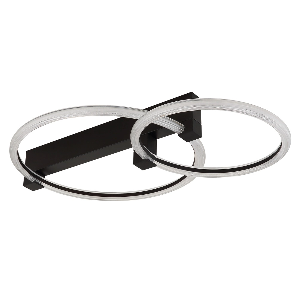 Zwarte plafondlamp Fletcher design Globo 9007371589289