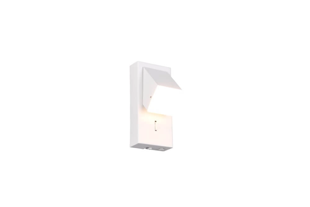 Wandspot wit Raglan met schakelaar Wandspot wit Raglan met schakelaar