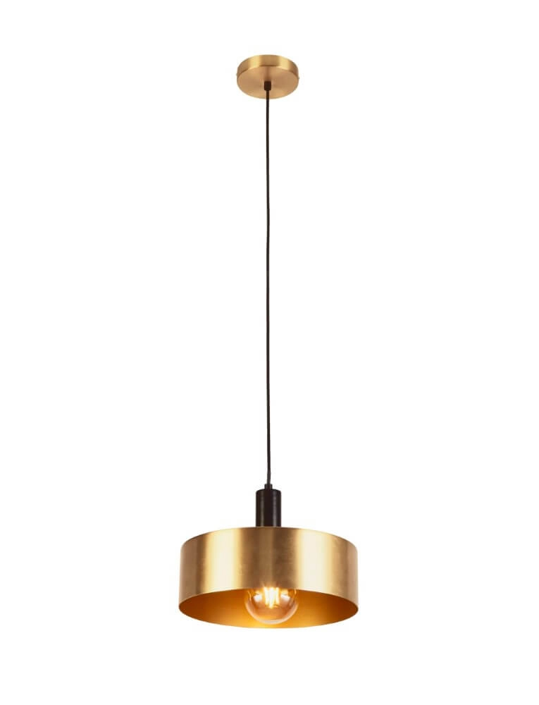 Design hanglamp Knox Ø 30cm goud Searchlight 5053423251806
