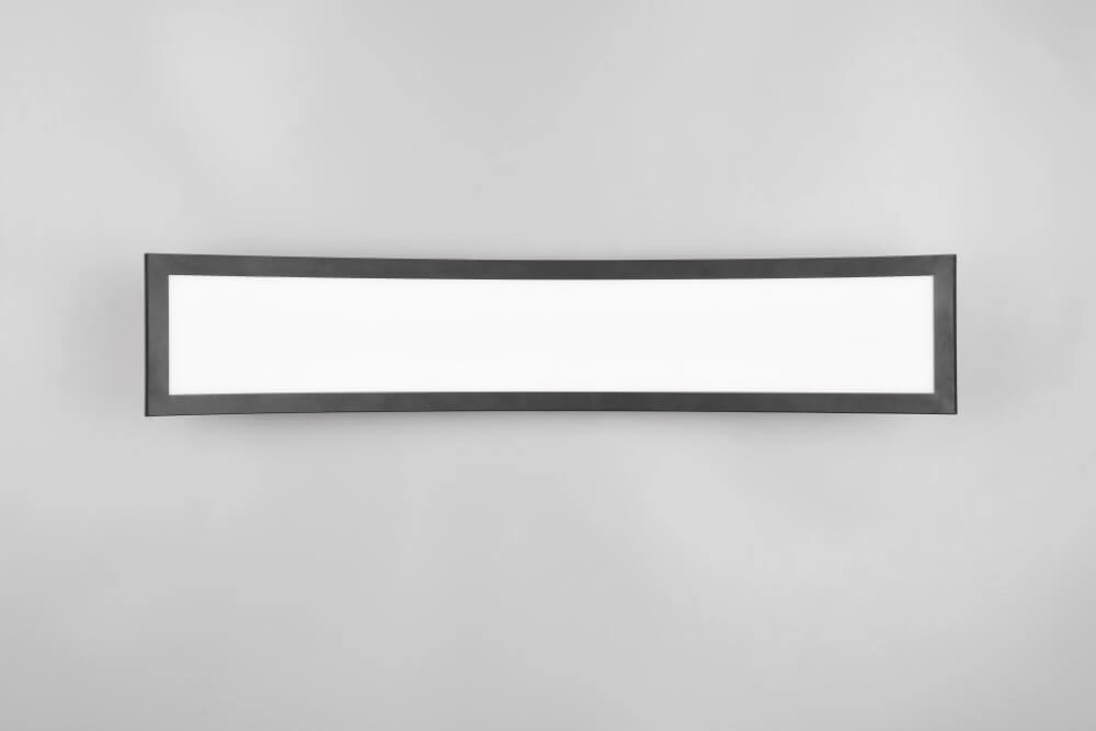 Gebogen plafondlamp Sigma zwart Trio 4017807614916