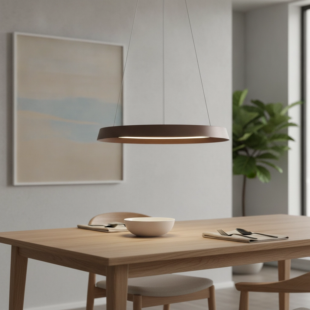Design hanglamp Ormi Ø 60cm koffie bruin