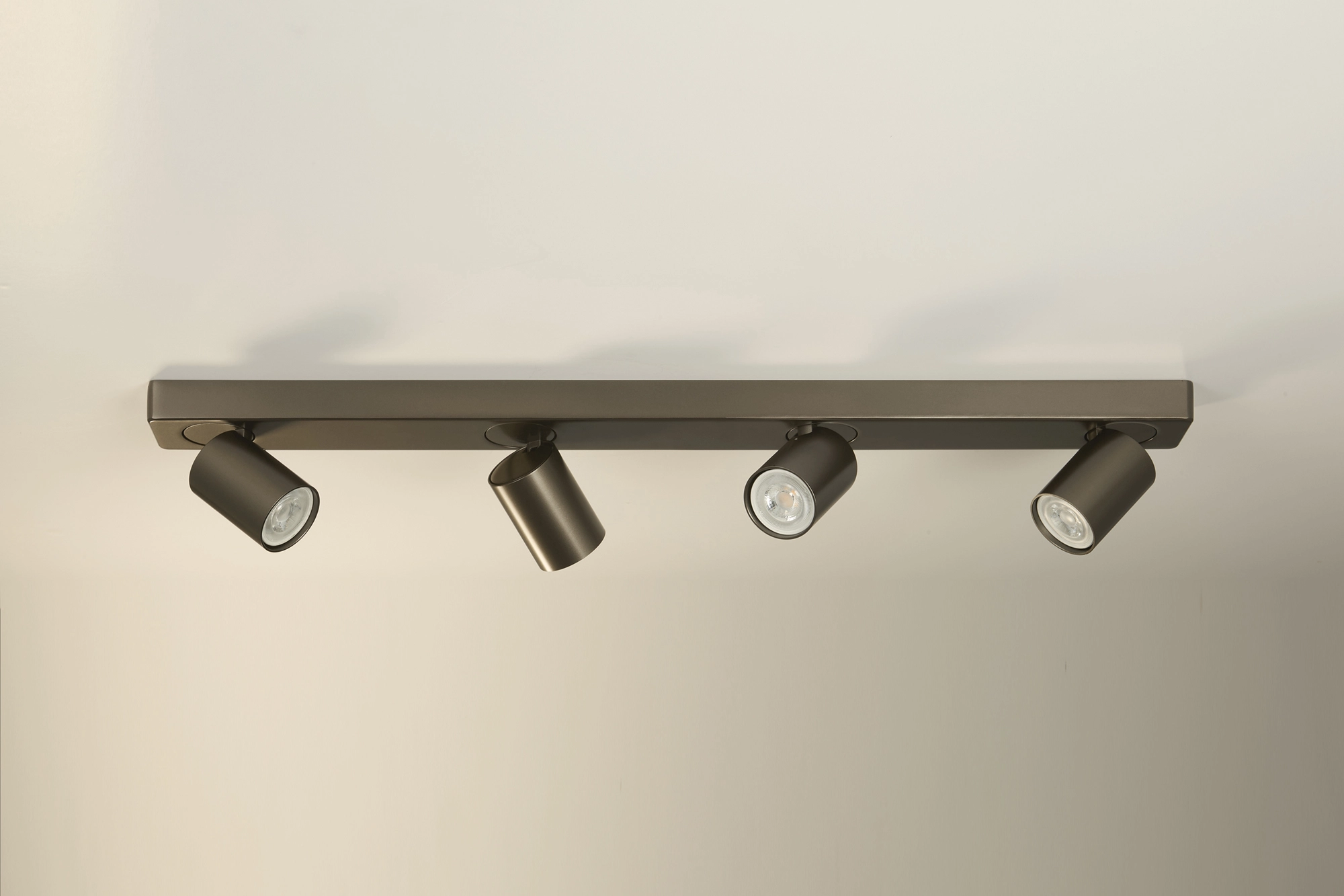 Plafondlamp Moon 4 rechthoekig brons Lyora 5053423311869