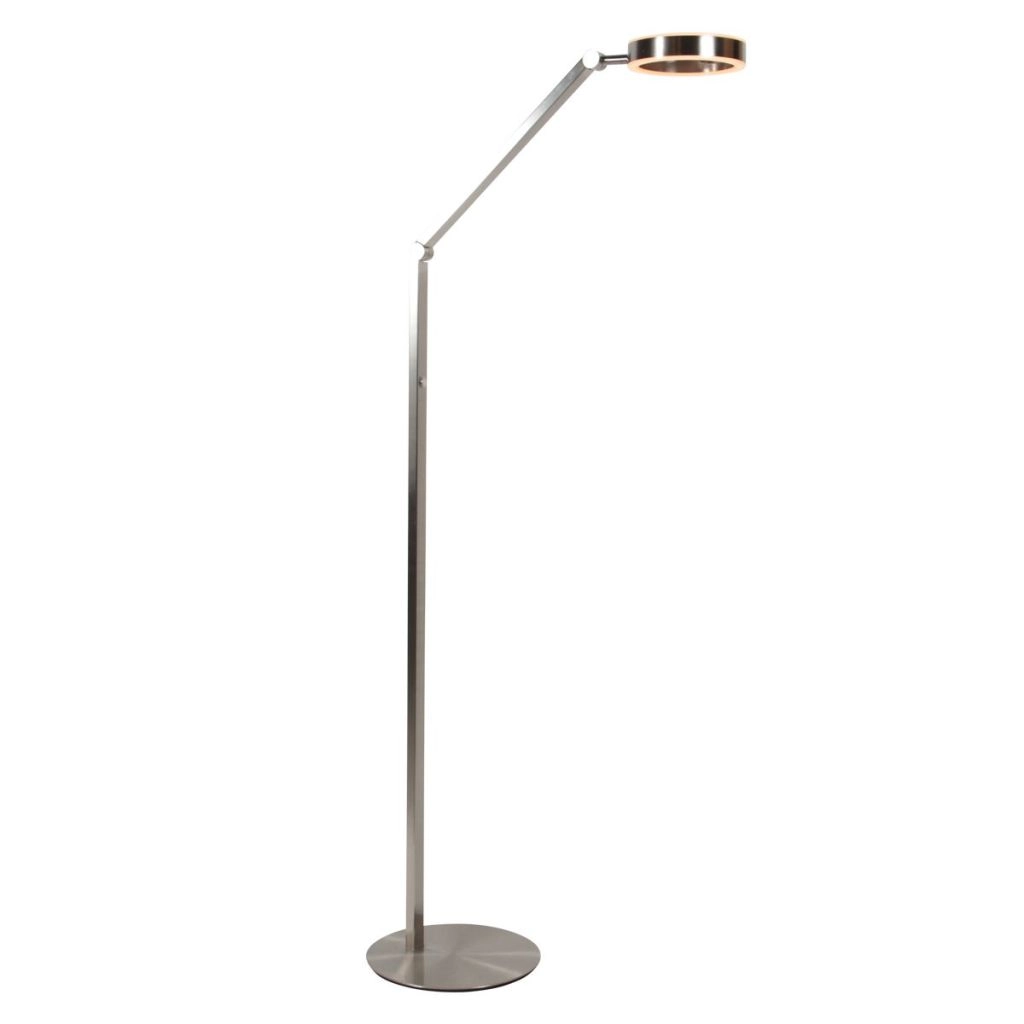 Design leeslamp Ringlux geborsteld metaal