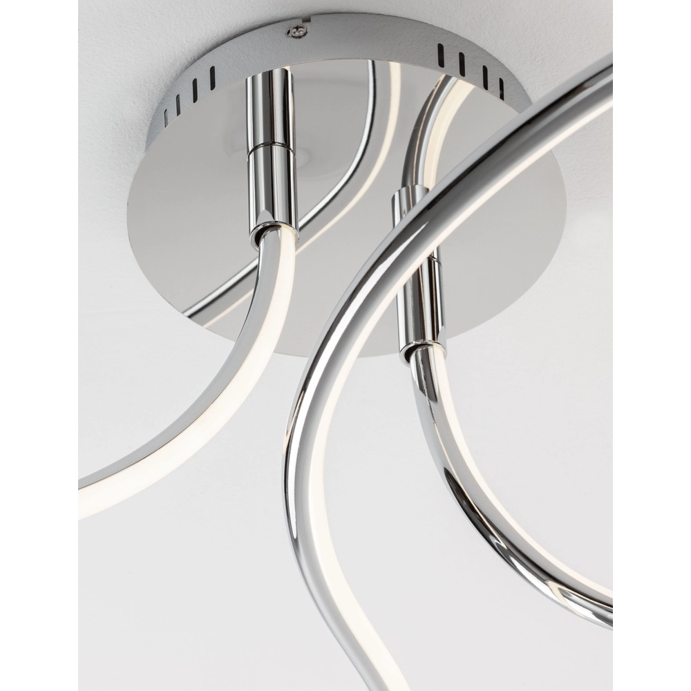 Plafondlamp Fungo krul chroom Lyora 5212017419873