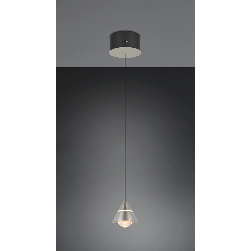 Design hanglamp Romeo enkel nikkel