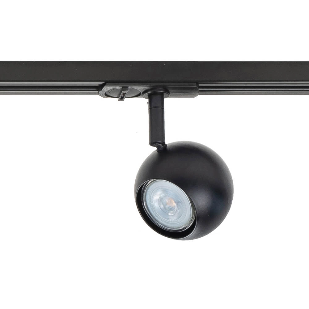 1-fase railset 100cm Bolo zwart met 3 spots Highlight 8718379039683