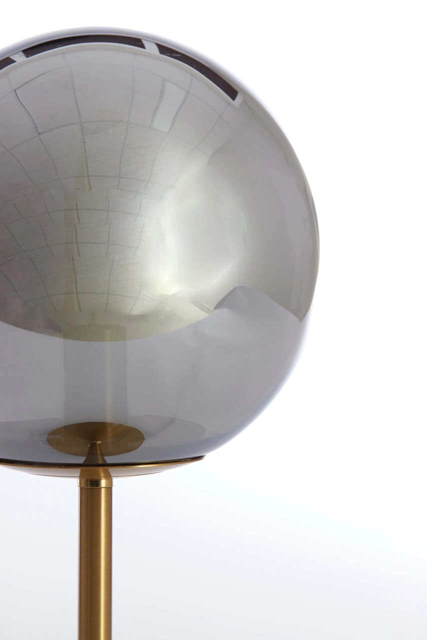 Design tafellamp Medina smoke glas Light & Living 8717807696924