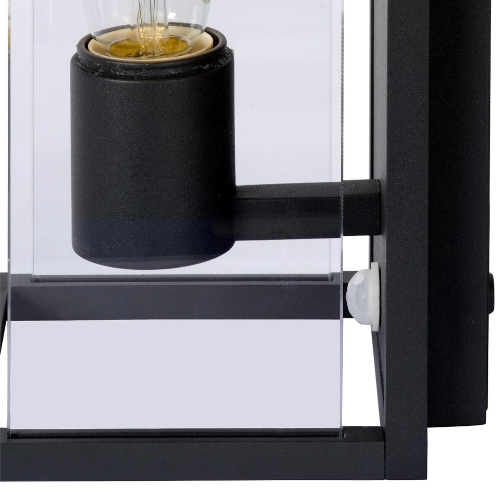 Strakke wandlamp Claire met sensor antraciet Lucide 5411212271563