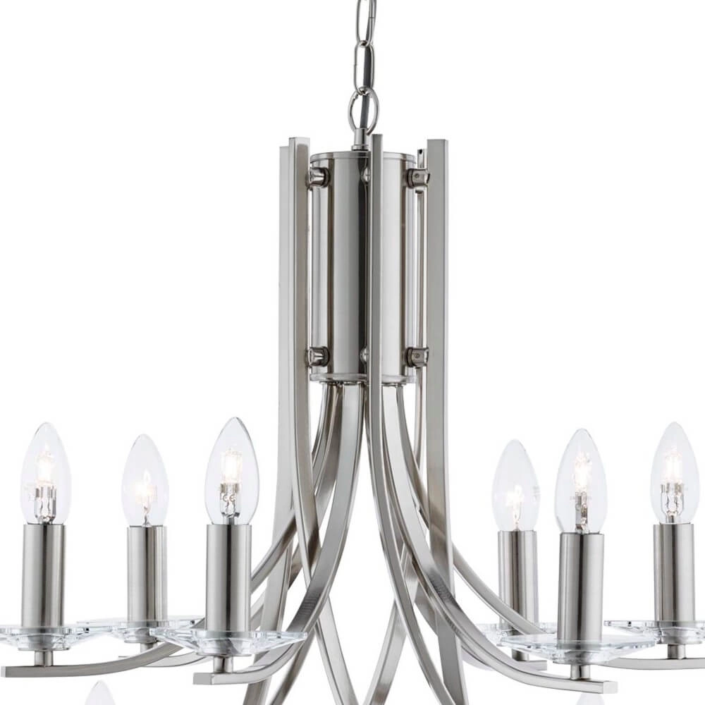 Chrome hanglamp Ascona Ø 88cm Searchlight 5053423049892