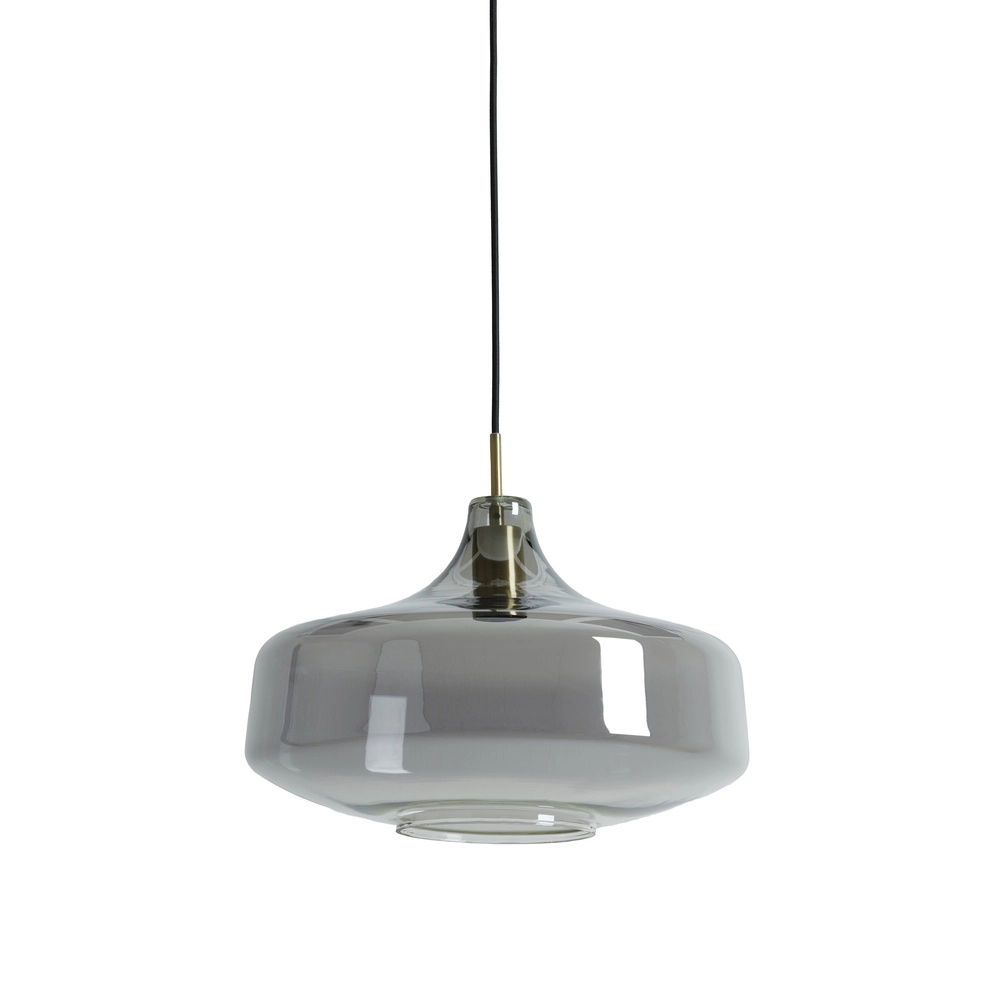 Smoke glazen hanglamp Solna Ø 39,5cm