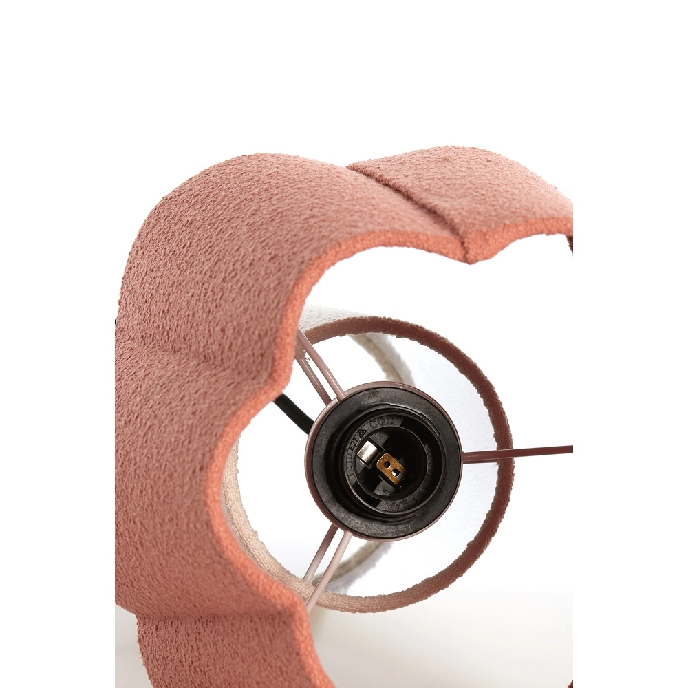 Schemerlamp Musaby organische vorm - wit en roze Light & Living 8717807784256