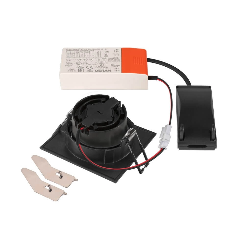 Vierkante led spot New Tria Uni zwart - CCT - 600lm - 60g SLV 4024163277273