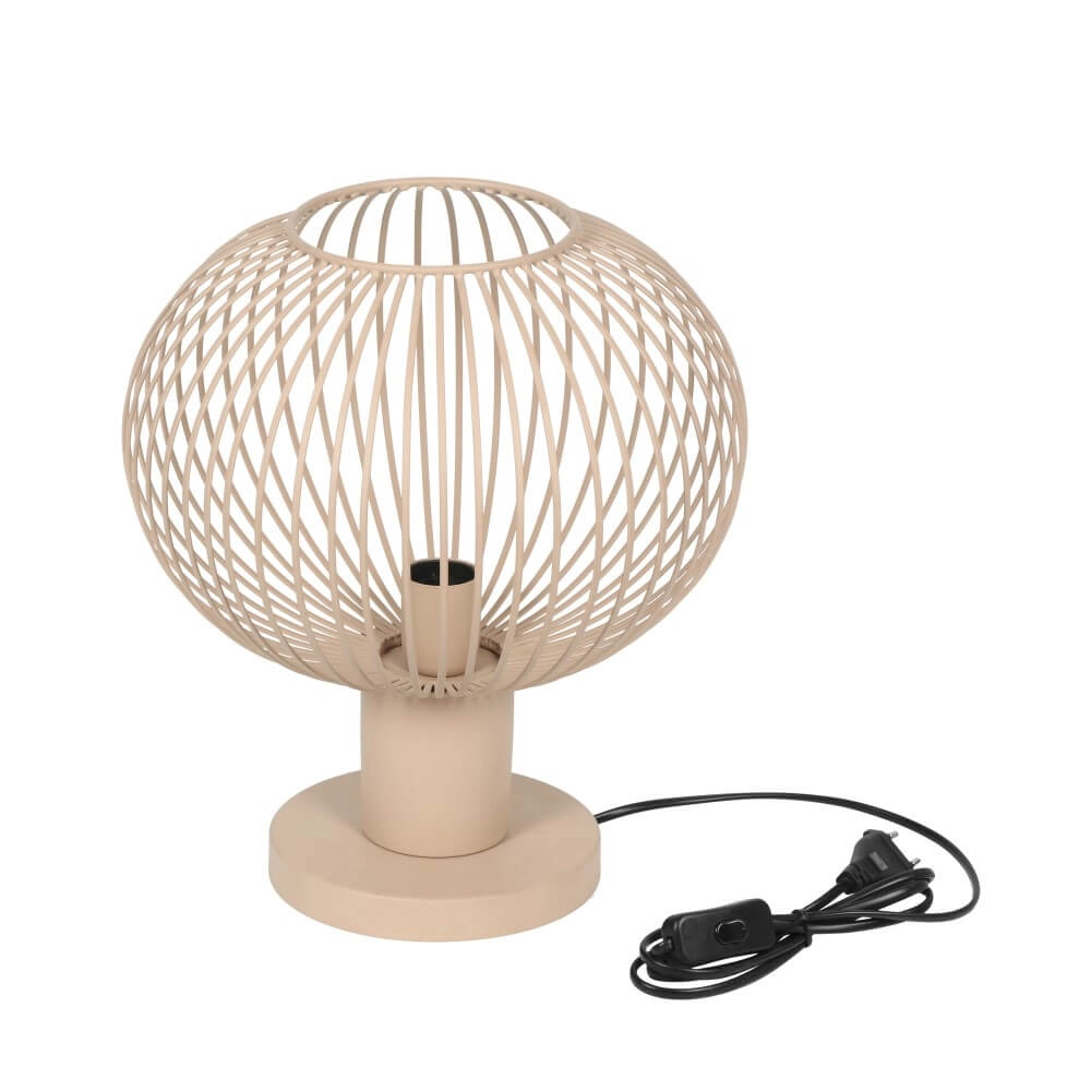 Draad tafellamp Gila Ø 33cm - zand Trio 4017807629101