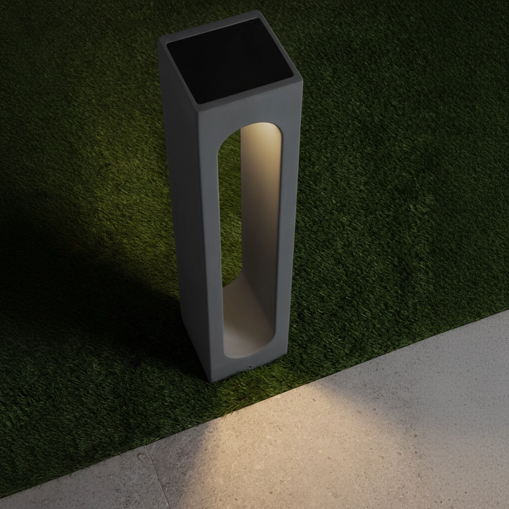 Vierkante tuinlamp Stage 70cm
