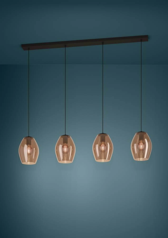 Hanglamp amberglas Estanys 1 4-lichts Stars of Light 9008606235957