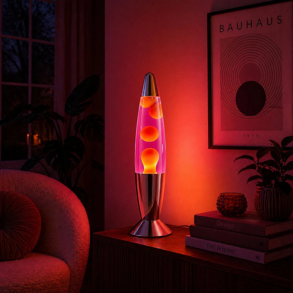 Lavalamp Retro-Lava chroom Brilliant 4004353477386