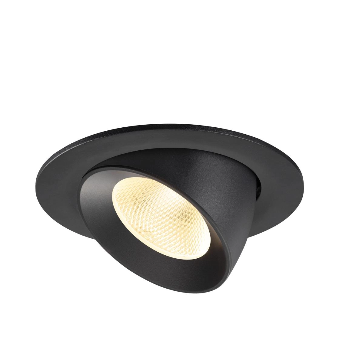 Inbouwspot Numinos Gimble L zwart/chroom 3000K - 20gr SLV 4024163310314