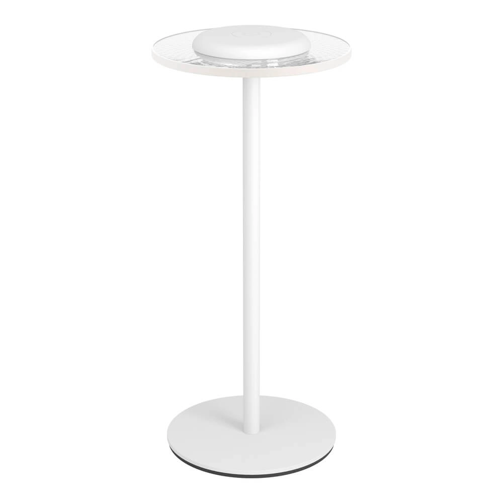 Unieke tafellamp Trepella oplaadbaar wit Unieke tafellamp Trepella oplaadbaar wit
