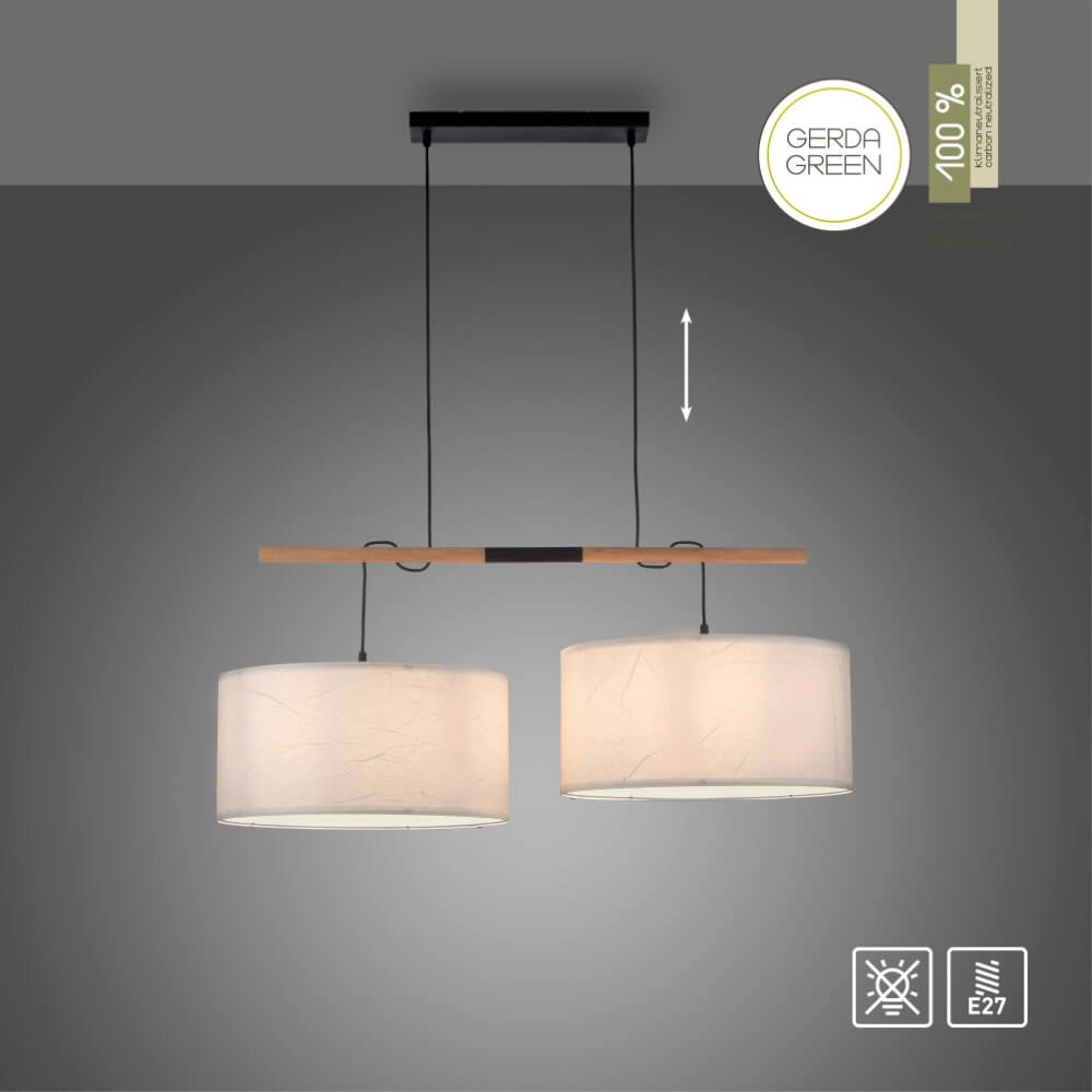 Witte hanglamp Green Sofie duo Just Light 4043689995003