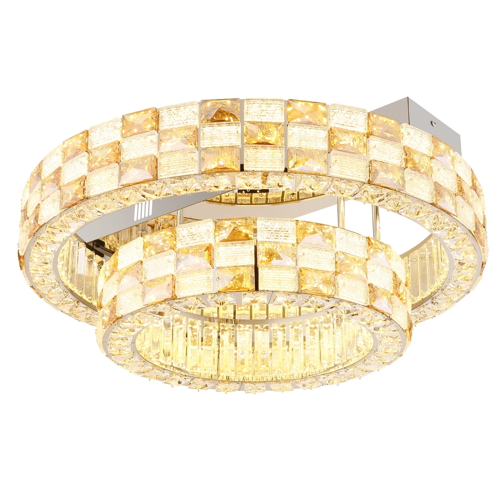 Plafondlamp Lidia Ø 61cm chroom Globo 9007371583096